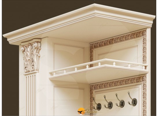 Прихожая Б11.5-2 (декор "ЦД-24) Карамель/патина золото в Каменске-Уральском