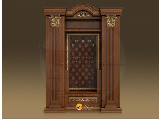 Прихожая Б11.5-11 Орех/патина золото в Каменске-Уральском