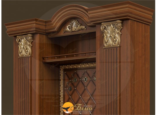 Прихожая Б11.5-11 Орех/патина золото в Каменске-Уральском