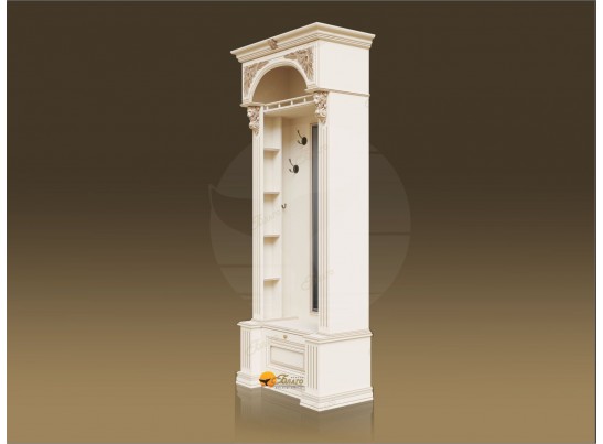 Прихожая Б11.8-1 с зеркалом Карамель/патина золото в Каменске-Уральском