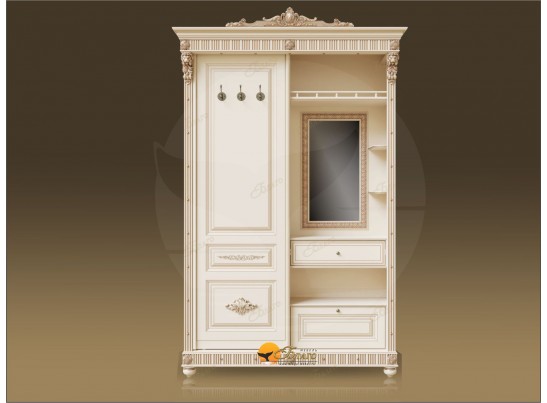 Прихожая-купе Б11.6-2 Карамель/Патина золото в Каменске-Уральском