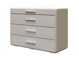 Вива - Комод - 4 ящика Мокко глянец