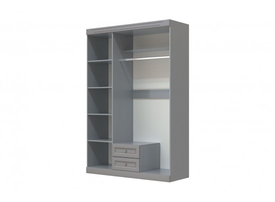 Олимп Шкаф распашной ШР-3 - антрацит в Каменске-Уральском