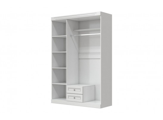 Олимп Шкаф распашной ШР-3 - белый в Каменске-Уральском