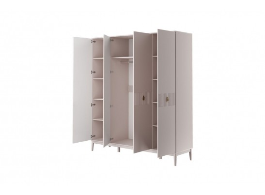 Фарго (льняной) - Шкаф распашной ШР-4 в Каменске-Уральском