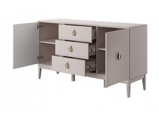 Фарго (льняной) Комод 2 дв., 3 ящ. в Каменске-Уральском