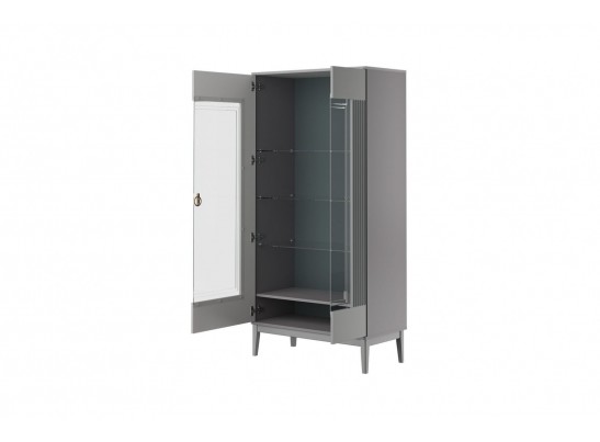 Фарго (антрацит) - Шкаф-витрина, ШР-2 в Каменске-Уральском