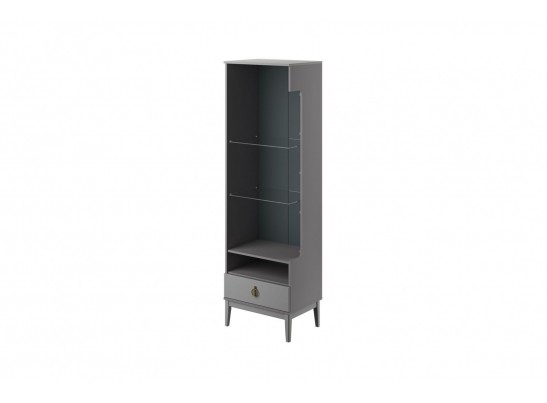 Фарго (антрацит) - Шкаф-витрина, ШР-1 (левый) в Каменске-Уральском