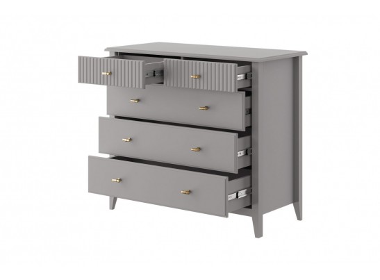 Никеа (антрацит) - Комод 5 ящиков в Каменске-Уральском