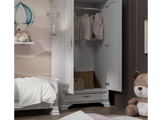 Шкаф для одежды KENTAKI белый