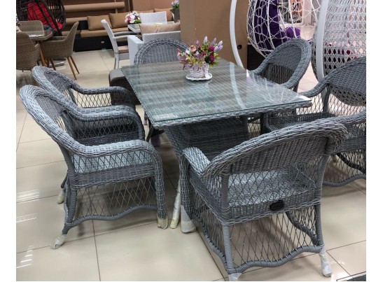 Комплект плетеной мебели Севилла 6+ в Каменске-Уральском