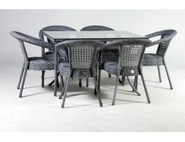 Комплект плетеной мебели Деко 6+