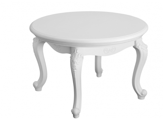 Столик круглый Мишель Белый матовый