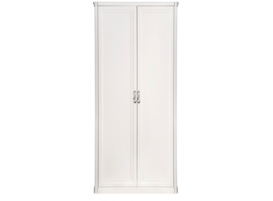 Шкаф детский 2-створчатый без зеркал Мишель, белый матовый