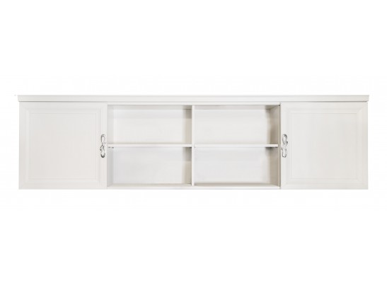 Полка навесная Мишель, белый матовый