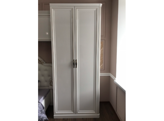 Шкаф детский НАТАЛИ 2-ств, белый глянец