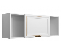 Полка навесная НАТАЛИ, белый глянец