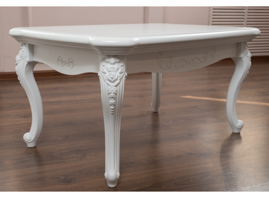 Столик прямоугольный Мишель Белый матовый