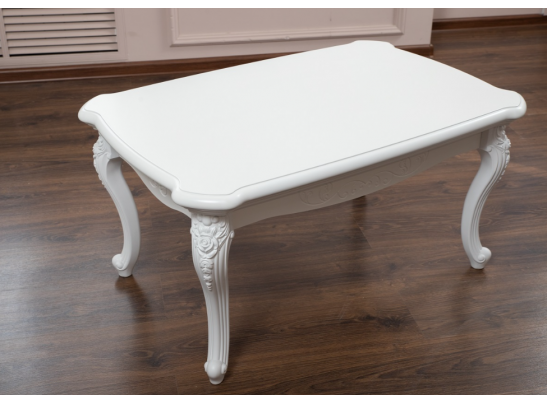Столик прямоугольный Мишель Белый матовый