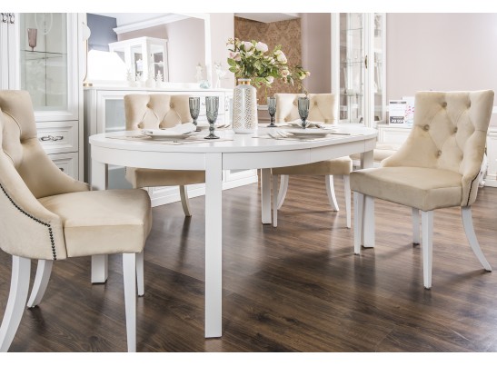 Стол Мишель, белый матовый