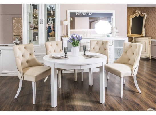 Стол Мишель, белый матовый