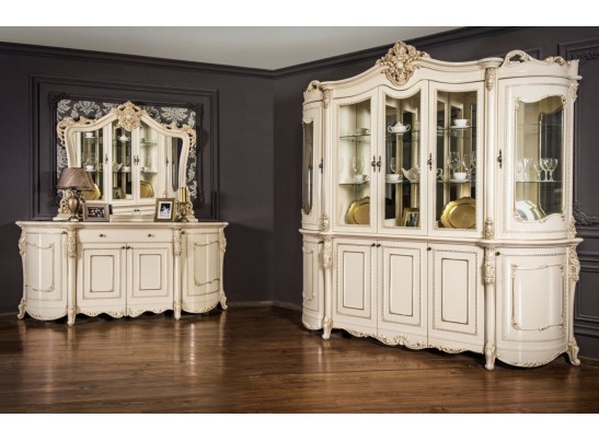 Комод с зеркалом «ДЖОКОНДА» (крем)