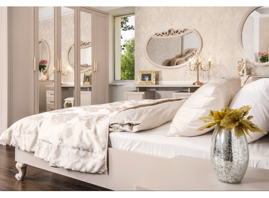 Кровать МОККО 1,6 бежевый