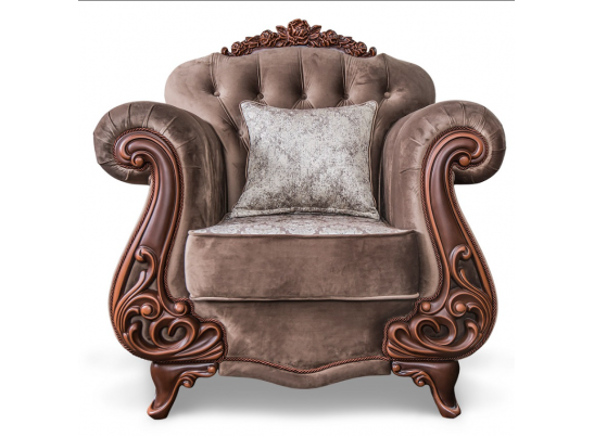 Кресло Афина, декор караваджо в Каменске-Уральском