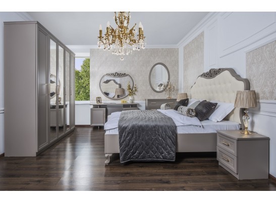 Зеркало для туалетного столика МОККО, серый камень