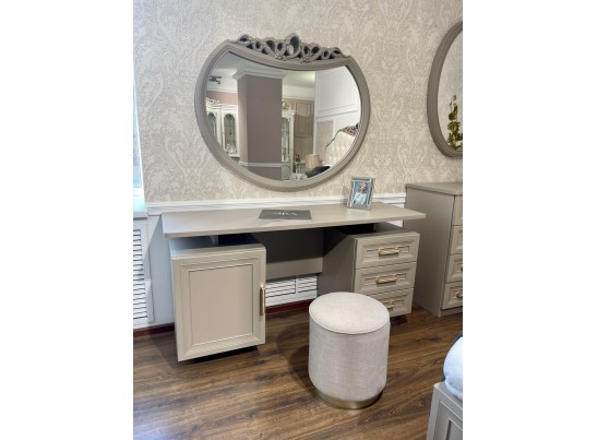 Пуфик МОККО, серый камень