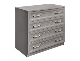 Комод - 4 ящика МОККО, серый камень
