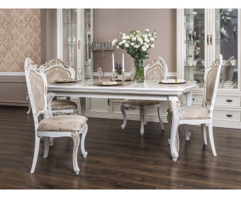 Стул Натали, белый глянец