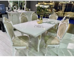 Столовая Натали, белый глянец