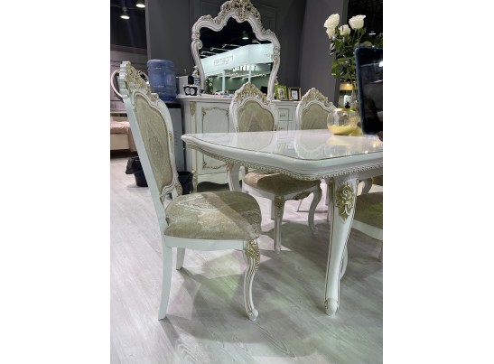 Столовая Натали, белый глянец