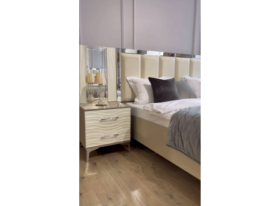 Спальня "Gravita" 4-х ств. шкаф с зеркалами, Белый глянец в Каменске-Уральском