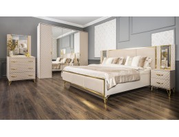 Спальня LARA 4-ств 1.6, бежевый золото