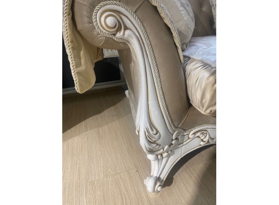 Диван Мона Лиза 3х местный, белый глянец