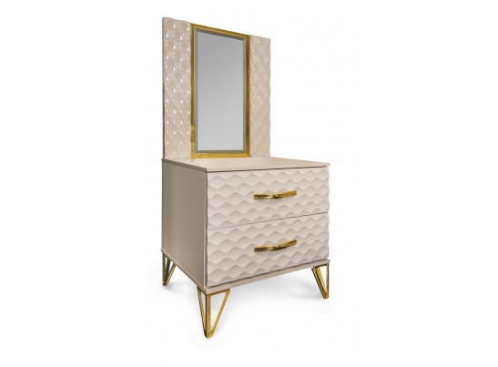 Тумба LARA, бежевый глянец в Каменске-Уральском