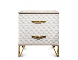 Тумба LARA, белый глянец