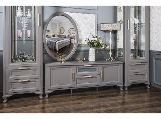 Гостиная МОККО 1+ТВ+1, серый камень в Каменске-Уральском