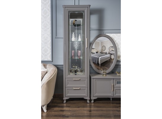 Гостиная МОККО 1+ТВ+1, серый камень в Каменске-Уральском