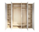 Шкаф 5-ти дверный ЗАМИРА, бежевый в Каменске-Уральском