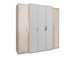 Шкаф 5-ти дверный ЗАМИРА, бежевый