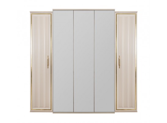 Шкаф 5-ти дверный ЗАМИРА, бежевый в Каменске-Уральском