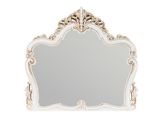 Комплект Комод+Зеркало Флоренция, белый глянец