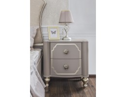 Тумба прикроватная ЛАЛИ, серый камень