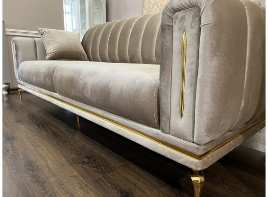 Комплект мягкой мебели ЗАМИРА, бежевый в Каменске-Уральском