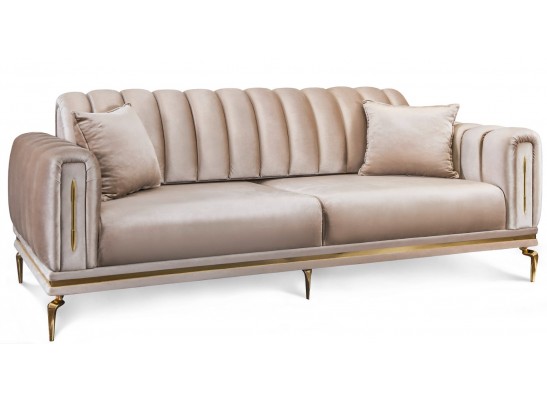 Комплект мягкой мебели ЗАМИРА, бежевый в Каменске-Уральском