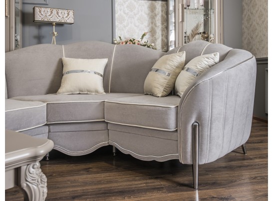 Диван GRAVITA угловой 2-У-1, серый серебро в Каменске-Уральском