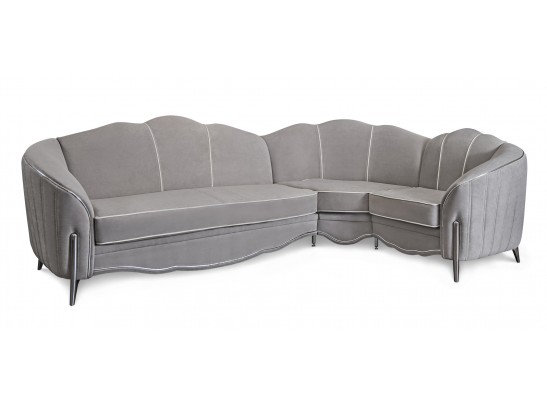 Диван GRAVITA угловой 3-У-1, серый серебро в Каменске-Уральском